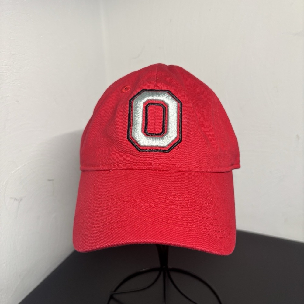 Ohio State  Cap Hat Mens Red Block O Logo Adjustable Signature NCAA‎ Licensed